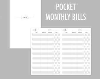 Pocket TN Monthly Bills
