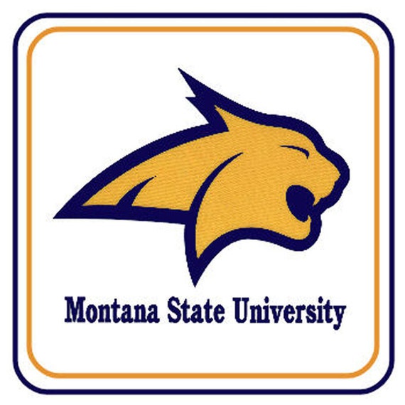 Montana State University Bobcats 4 Inch square Neoprene