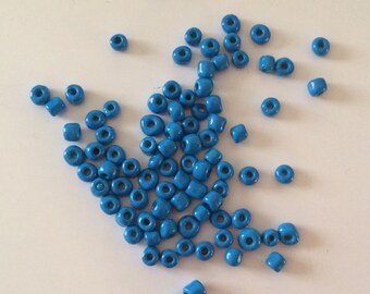 Large round 4 mm turquoise beads
