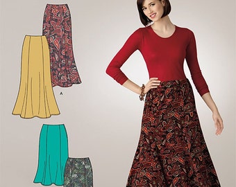 OOP Misses Skirt in Two Lengths Simplicity 2312 Sew Simple Pattern Regular and Plus Size 8-18 UNCUT