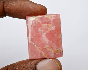 Natural Rhodochrosite Gemstone Loose Cabochon Pink Rhodochrosite 28x22x5.6 MM R09345