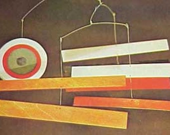 1969 Making Mobiles book Moorey MID CENTURY MODERN mobile design
