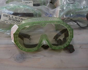 Vintage Goggles Set of 7 Vintage School Made in USA