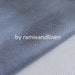 silk fabric, silk linen blend herringbone weaved fabric, grey, half yard by 45" wide