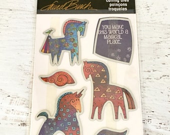Stampendous die, Laurel Burch, Magical Horses, for die cutting, stamping, card making, scrapbooking, paper crafting, art journaling