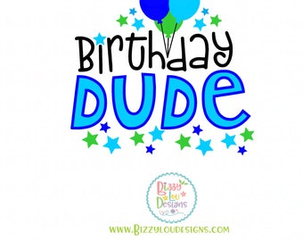 Download Birthday dude svg | Etsy