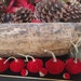 7 Mini Silk Velvet Pumpkins with real Stems and 5 Silk Velvet Acorns with real Caps - #278