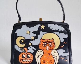 All Hallow's Eve Handbag, Vintage and Upcycled