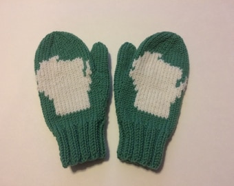 Children's Merino Wool Wisconsin Mittens