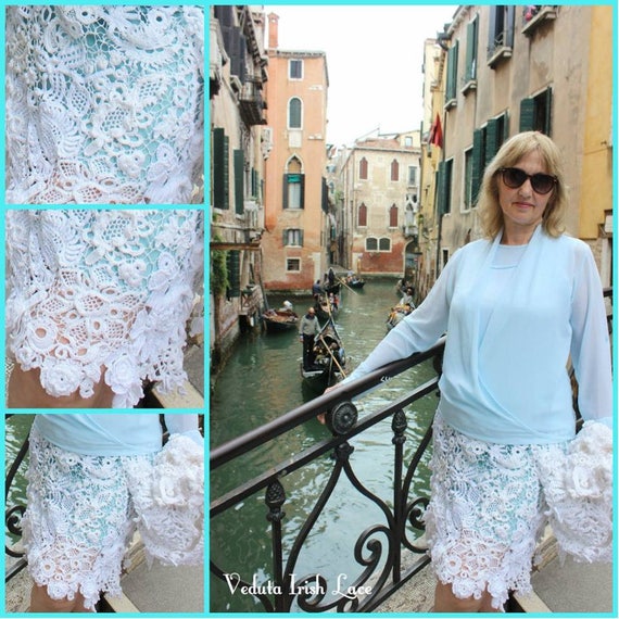 Skirt. Irish Lace. Venice. Made to order