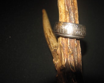 two shilling coin ring (fat tyre look )