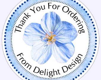 Custom FLower Stickers, Business Labels, Custom Logo Labels - Personalized for YOU or your BUISINESS