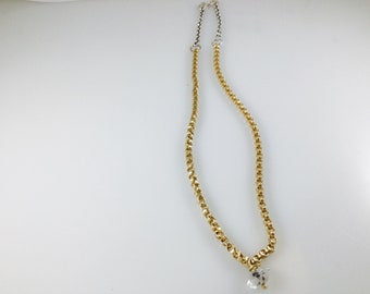 Herkimer diamond necklace
