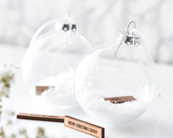 Personalised Secret Message Bauble