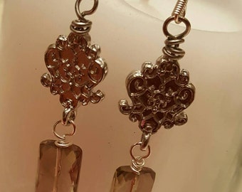 Faceted smokey quartz