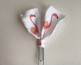 Ellie Clip Planner Paper Clip-- Flamingo