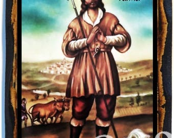 St Labrador Saint isidore | Etsy