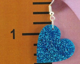 Heart Earrings - Choose your Color - By EP Laser