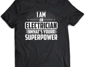 T-shirt Humour Électricien - Keep Calm Spark - Fruit Of The Loom - Neuf Sans étiquette