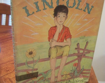 Abraham Lincoln By Ingri & Edgar Parin d'Aulaire 1957 HB