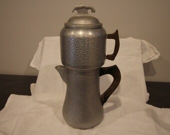 Guardian Service Aluminum Coffee Pot Hammered