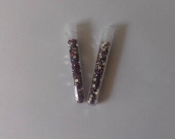 Multicolor rhinestone tube