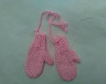 Toddler Mittens On A String