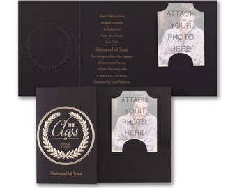 graduation announcements with photo insert