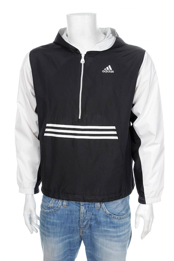 adidas pullover windbreaker