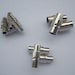 Size 3mm 4mm 5mm 6mm Round Hole Magnetic Clasp End Caps For Leather Cord Necklace/Bracelet (Qty: 10 Sets ) CK026-CK029