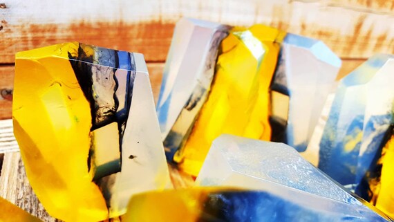 Nag Champa Smokey Quartz Crystal Soap