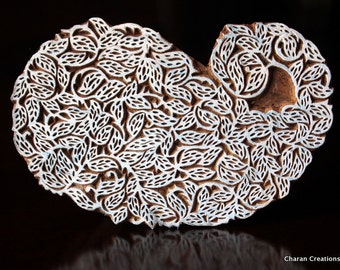 HALF PRICE SALE Textile Stamp, Pottery stamp, Blockprint stamp, Tjaps, Indian wood stamps- Large Paisley