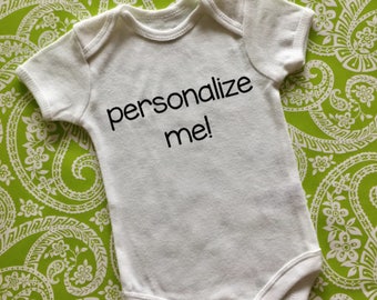 Personalized Onesie, Custom Onesie, Baby Announcement, Baby Bodysuit, Gender Neutral Baby Clothes, Announcement Onesie, Custom Baby Onesie