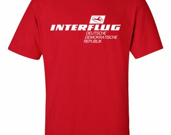 Interflug Airline East Germany T-Shirt