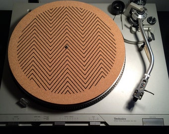 Handcrafted Natural Cork Turntable, Record Players, Slip Mats, Vinyl Collector