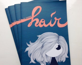 Hair - comic zine - original silent comic