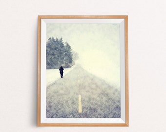 Watercolor Landscape, Watercolor Winter, Winter Watercolor, Winter Wall Art, Winter Wall Decor, Winter Decor, INSTANT DOWNLOAD, 8x10