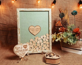 Wedding Guest Book, Alternative Guest Book, Wedding, Drop Box, Guest Book Idea, Wedding Guestbook, Drop Top Guest book, Wedding Guest Book