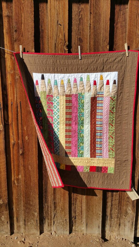 Crayon Quilt Pencil Quilt Colored Pencil Quilt Kids
