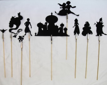 Aladdin Shadow Puppets