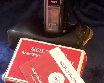 Flash Unit, Soltron, 131, Vintage Camera, Camera Equipment, Electronic Flash, Vintage Photography, Lighting, Display, Props, Gift Idea