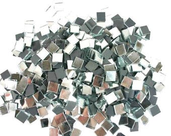 100 Mirror Mosaic Tiles Glass Mosaic 10mm Mosaic Tiles Craft Mosaic Glass Mosaic Tiles Mosaic Tile