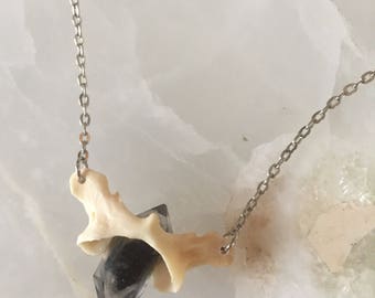Crystalized Atlas Bone Necklace