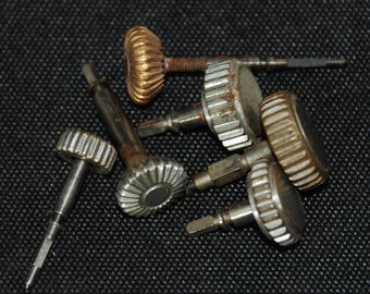 Steampunk Vintage Antique Watch pocket Watch parts crowns BG 28