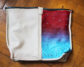 Handmade Leather Bag Fully Lined with zipper pocket