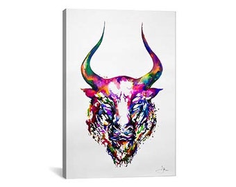 Philosopher Watercolor Canvas Print | Gallery Framed | 30% off SALE at Checkout Use Coupon Code: APR30