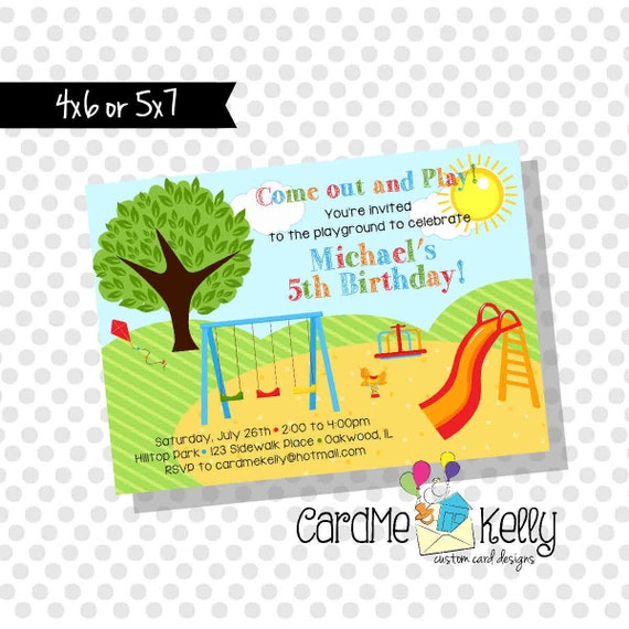 summer picnic invitation