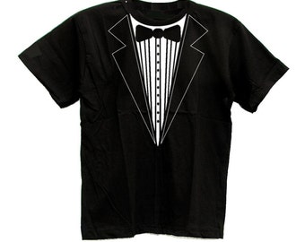 Tuxedo Tux Smoking Suit Cool Funny T-shirt