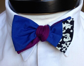 The Walt - Our Disney Inspired bowtie in Frozen colors (Anna)