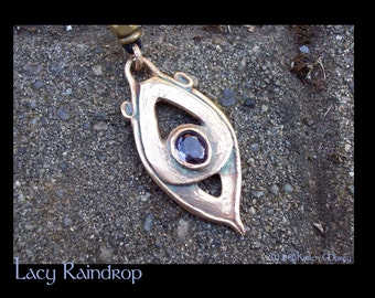 SALE Lacy Raindrop in bronze